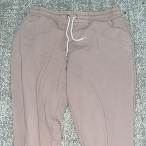 Light pink sweat pants (old navy).